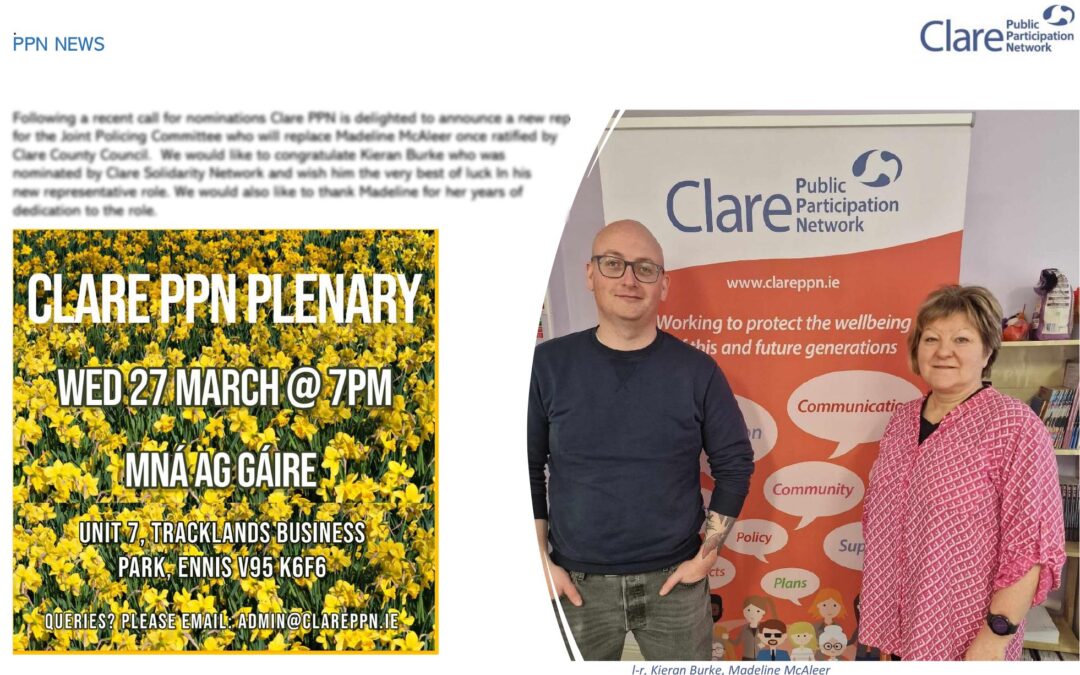 Clare PPN Quarterly Report January to March 2024